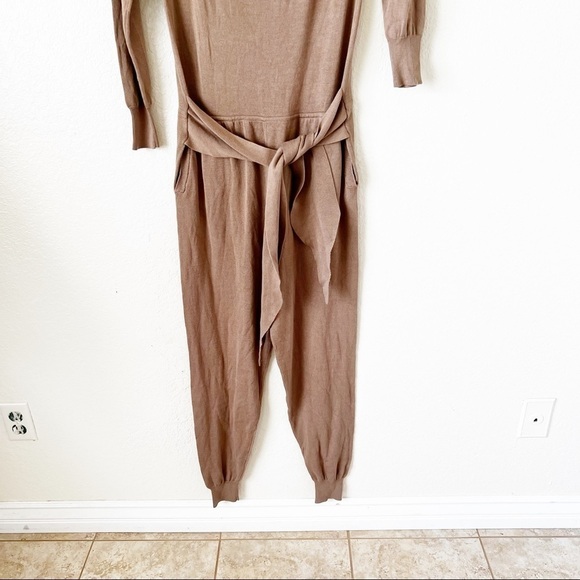 MAJORELLE Tan One-Shoulder Jumpsuit - Picture 14 of 14